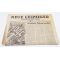 WWII era German New Leipzig Daily Newspaper Dated December 31, 1944