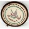 British / French Embroidered War Remembrance Wall Hanger