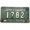 WWII Era Camp Edwards Car License Plate