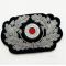 WWII German Army Officers Bullion Visor Cap Wreath