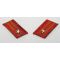 ​WWII Japanese Dead Stock Army 2nd Lieutenant​ Collar Tab Set