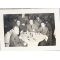 WWII Army Soldiers Sitting Around Table With One Sgt Having A 2nd Marine Division Patch On Shoulder