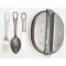 WWII mess tin and utensil set
