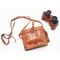 WWI Era Signal Corps binoculars with leather case.