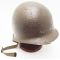 ​Late war WWII M1 Helmet and Liner. Front seam, swivel bale