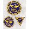 ​WWII Army Air Forces / Civilian Pilot Training 303rd Flight Training Detachment Brayton Flying Service Patch Set