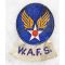 Extremely Rare WWII Army Air Forces Women's Auxiliary Ferrying Service / WAFS Patch