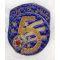 ​1950's US Air Force 618th Aircraft Warning Squadron 5th Air Force Bullion Patch