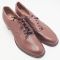 WWII WAC Women's Army Corps Brown Oxfords. Large Size 9 1/2