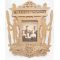 WWI era ​Royal Flying Corps Portrait with Hand Carved Frame