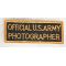 ​WWII Official US Army Photographer Patch