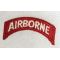 ​WWII Air Rescue / Aviation Engineers Red Airborne Tab