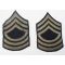 WWII era US Army Rayon Master Sergeant Rank Chevrons