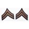 WWII era Rayon Corporal Rank Chevrons