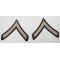 WWII era Twill PFC Rank Chevrons