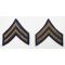 Korean War era 1951 Pattern Corporal Rank Chevrons