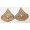 ​Pre WWII era Air Corps Khaki PFC Rank Chevrons