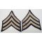 WWII era Rayon Sergeant Rank Chevrons