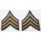 ​WWII era Rayon Sergeant Rank Chevrons