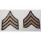 ​WWII era Black Twill Sergeant Rank Chevrons