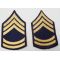 ​Korean War era 1948 Pattern Sergeant First Class Support Arms Rank Chevrons