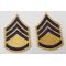 ​Korean War era 1948 Pattern Staff Sergeant Combat Arms Rank Chevrons