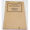 WWII US War Department Manual Handbook On Submachine Gun .45 M3