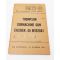 WWII US War Department Manual Handbook On the Thompson Submachine Gun M1928A1