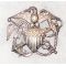 ​WWII US Public Health Service Enlisted Cap Badge