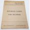 ​WWII US War Department Manual Handbook on Informal Games For Soldiers