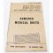 WWII US War Department Armored Force Manual Handbook on Armored Medical Units