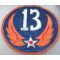 13th Air Force Philippine Made  Squadron  Patch