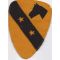 ASMIC 1920's-30's 1st Cavalry Division Command Staff Troops Patch