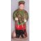 Meiji Era Japanese Army Ceramic Statue