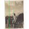WWII Japanese Army Officer In Tropical Uniform Holding Sword Photo