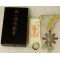 Japanese Cased Order Of The Sacred Treasure 8th Class Medal & Veterans Society Ribbon